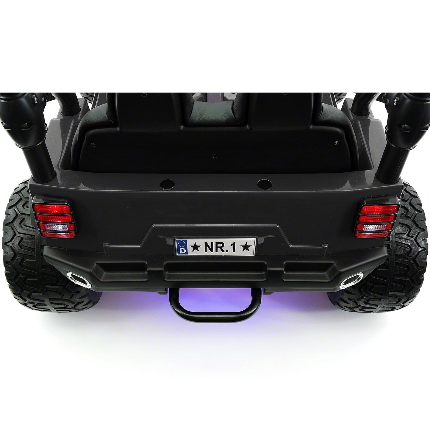 Trail Explorer 24V Kids Ride-On Car Truck with R/C Parental Remote | Spider Black