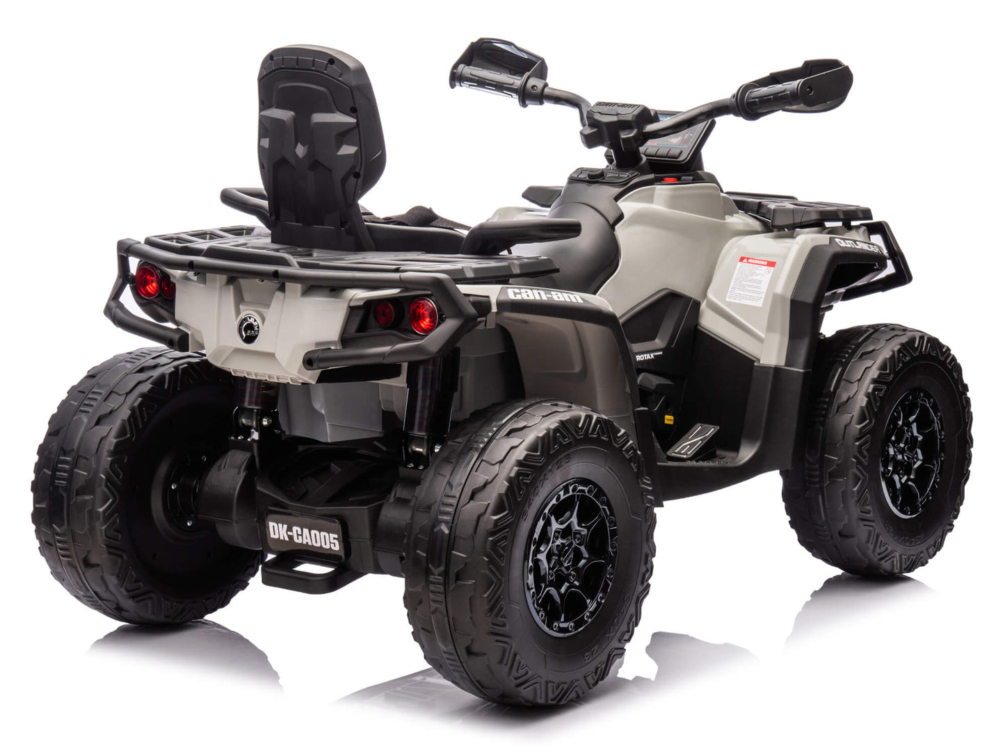 24V Can-Am Kids Outlander 4WD Ride-On ATV - Grey