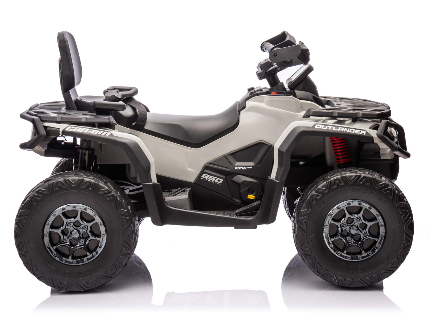 24V Can-Am Kids Outlander 4WD Ride-On ATV - Grey