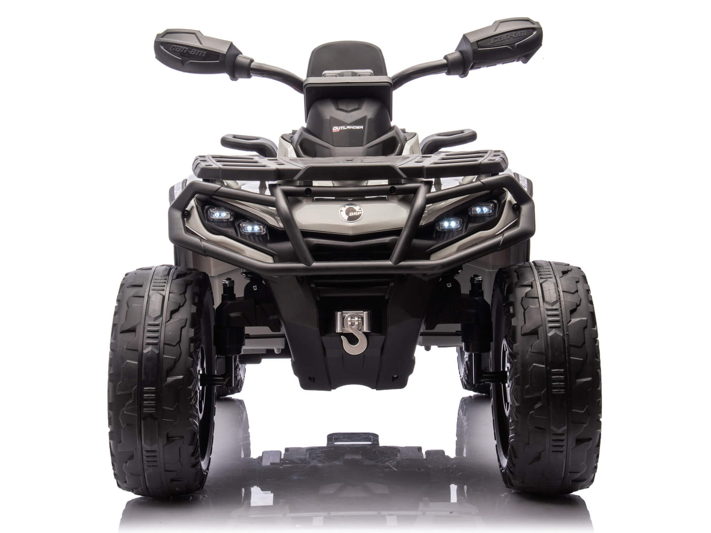 24V Can-Am Kids Outlander 4WD Ride-On ATV - Grey