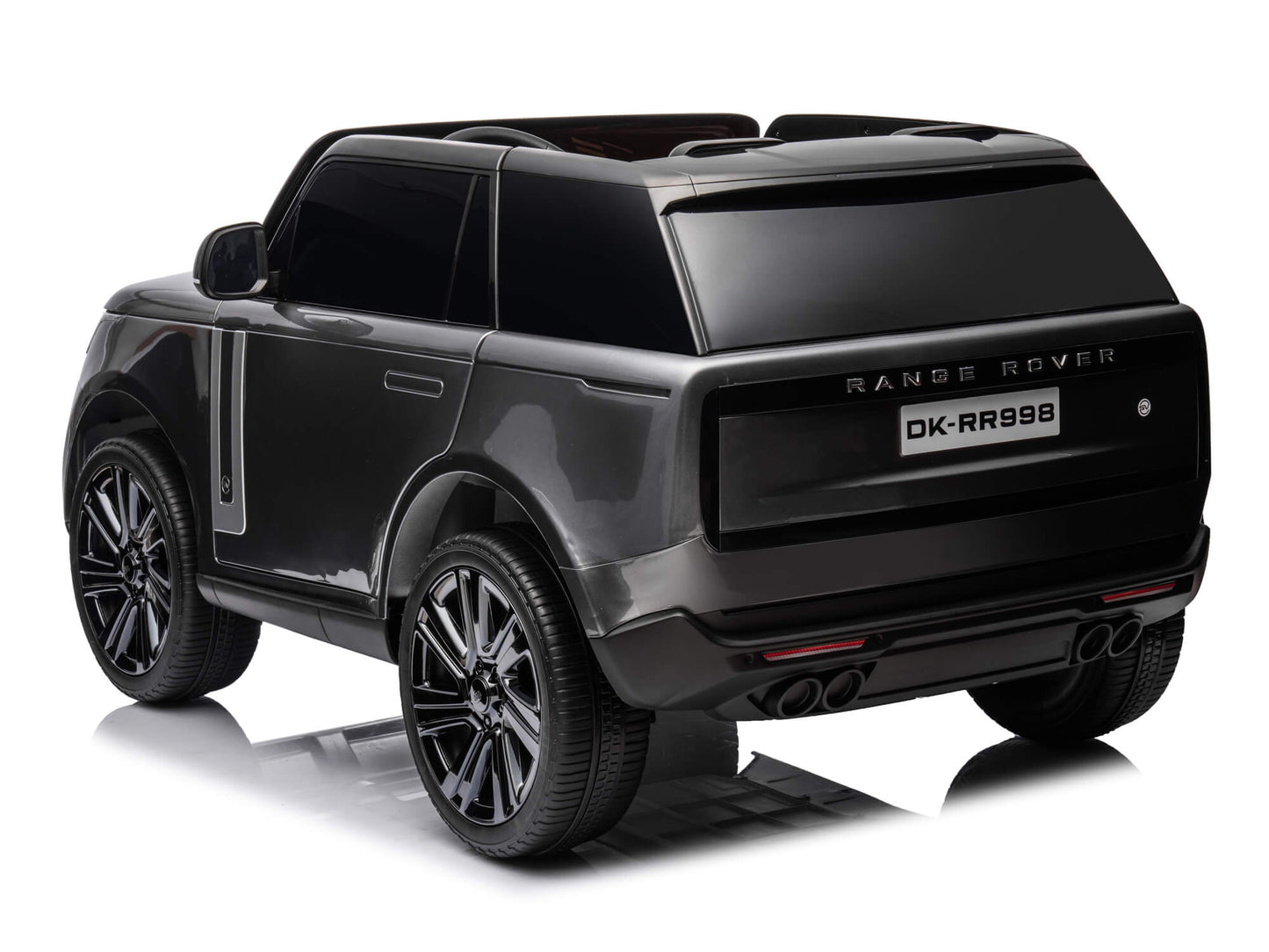 24V Land Rover Kids Electric Ride On SUV with Remote Control - Gray