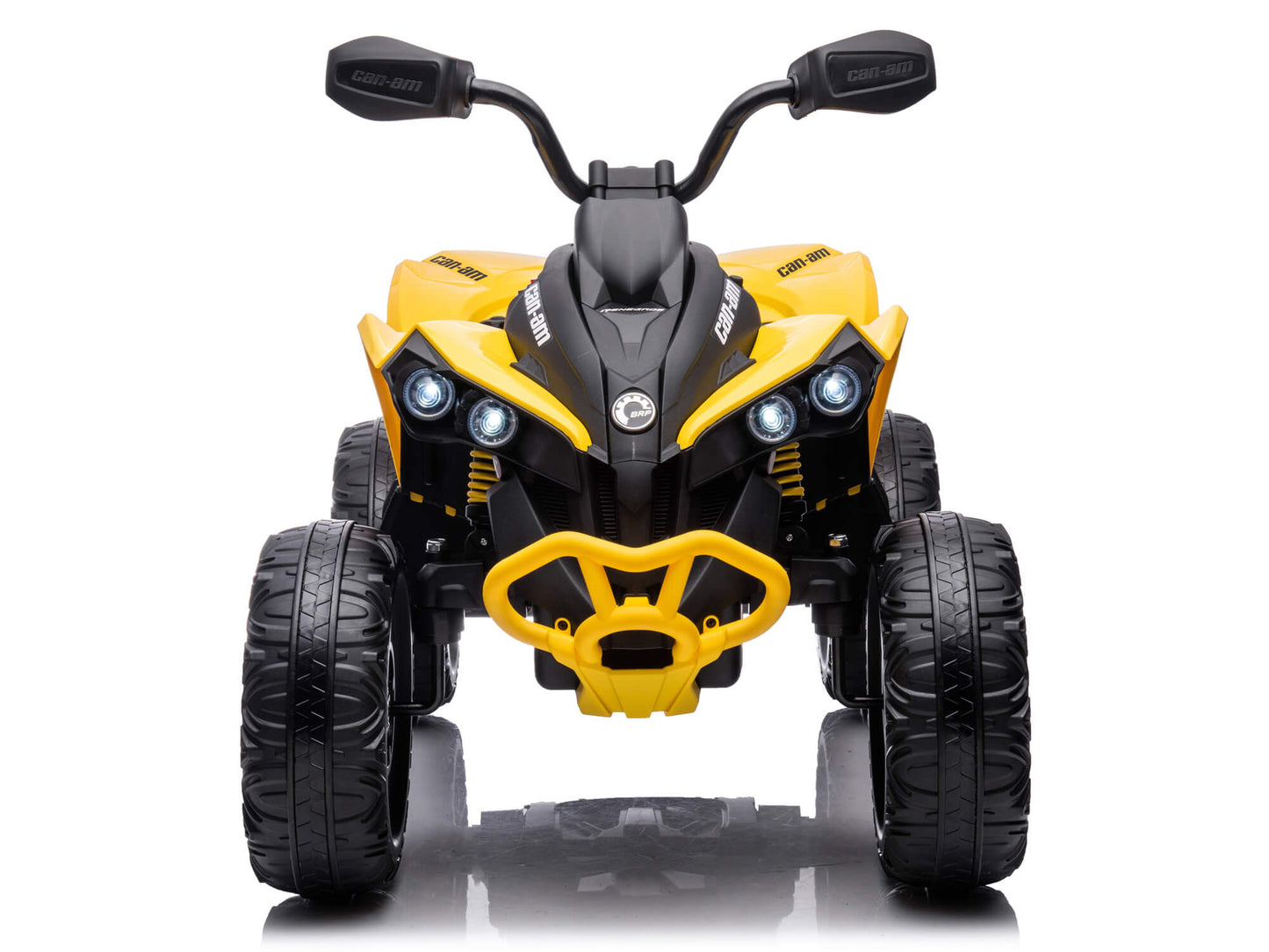 24V Can-Am Kids Renegade 4WD Ride-On Quad - Yellow