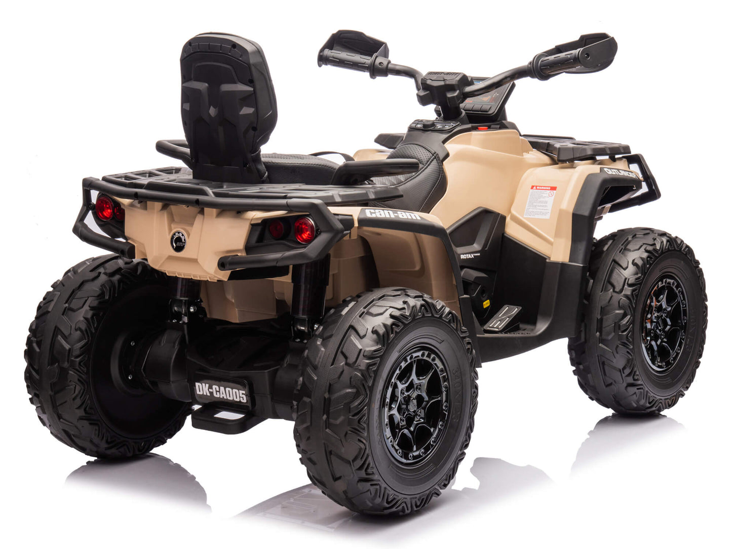 24V Can-Am Kids Outlander 4WD Ride-On ATV - Khaki