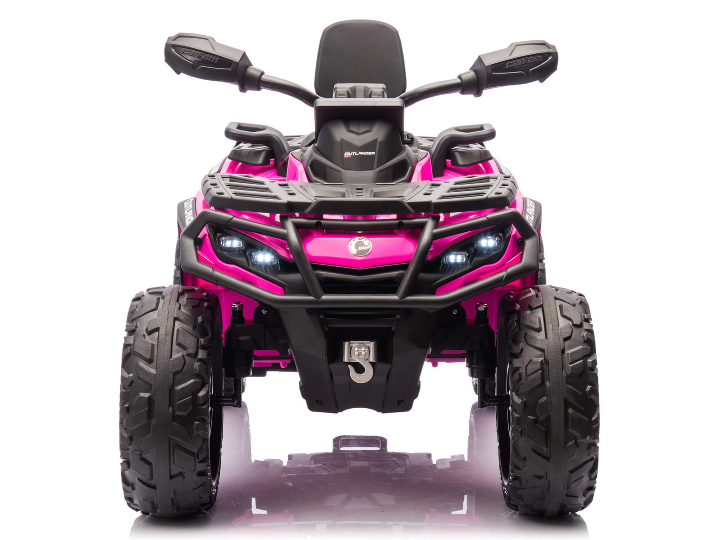 24V Can-Am Kids Outlander 4WD Ride-On ATV - Pink