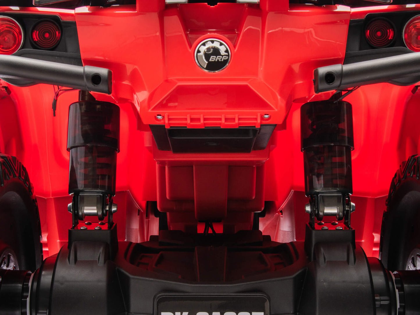 24V Can-Am Kids Outlander 4WD Ride-On ATV - Red