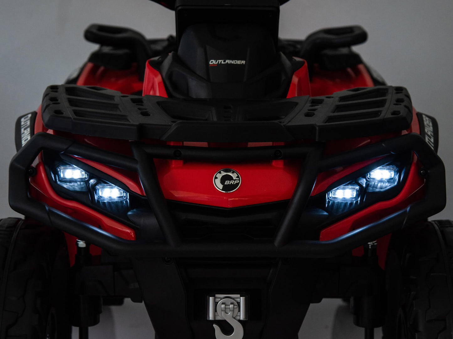 24V Can-Am Kids Outlander 4WD Ride-On ATV - Red