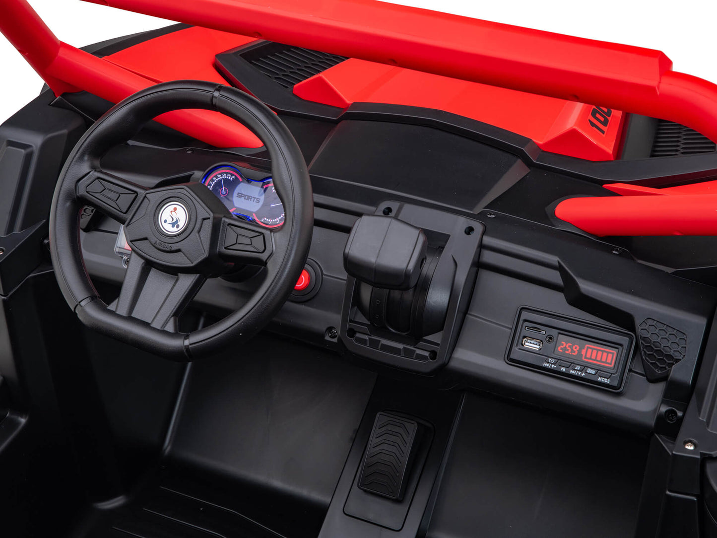 24V Ridington MAX-R All Terrain Ride-On Buggy with Remote - Red