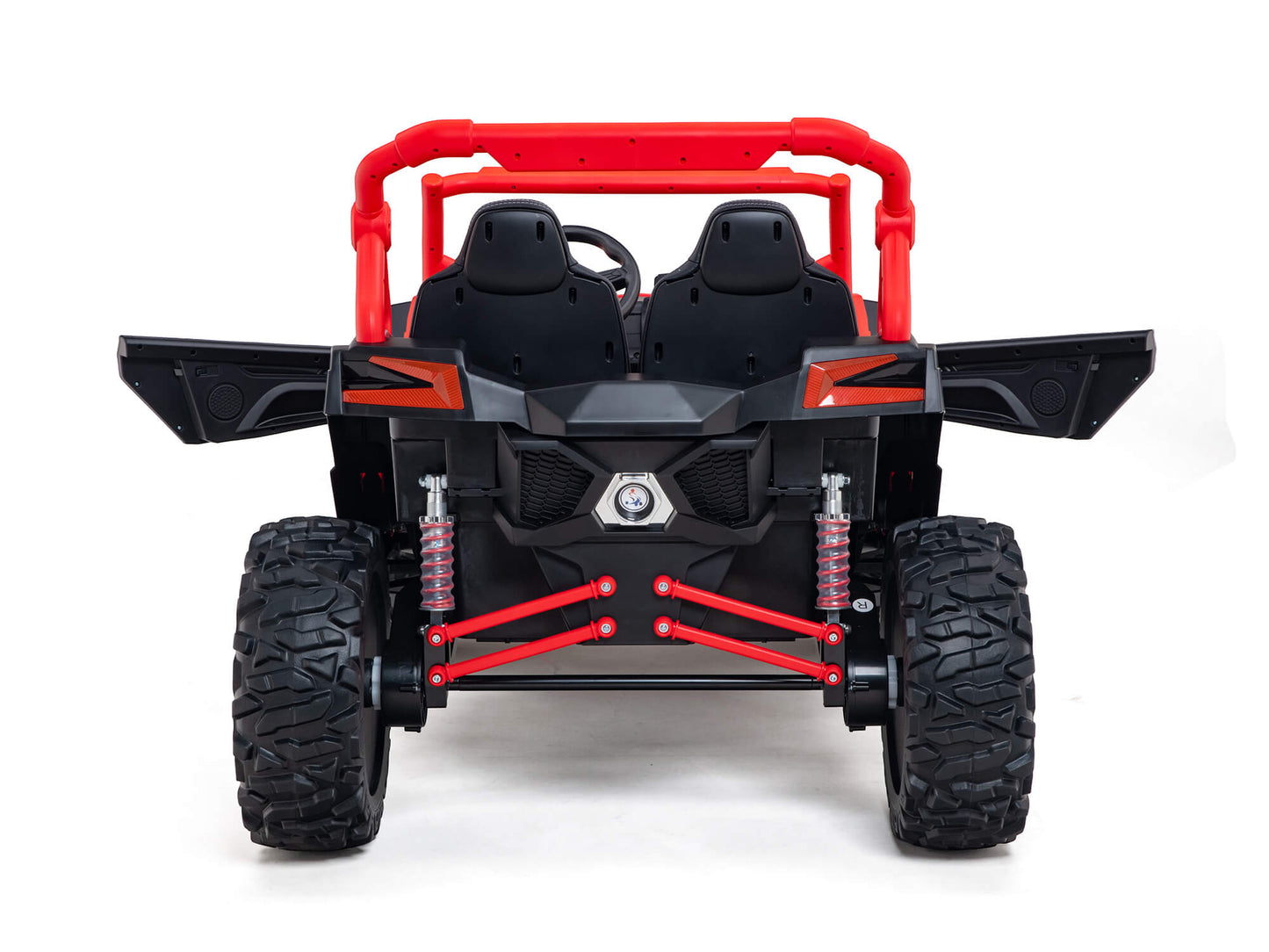 24V Ridington MAX-R All Terrain Ride-On Buggy with Remote - Red/White