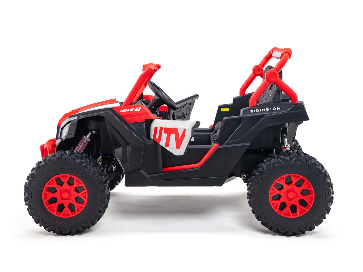 24V Ridington MAX-R All Terrain Ride-On Buggy with Remote - Red/White