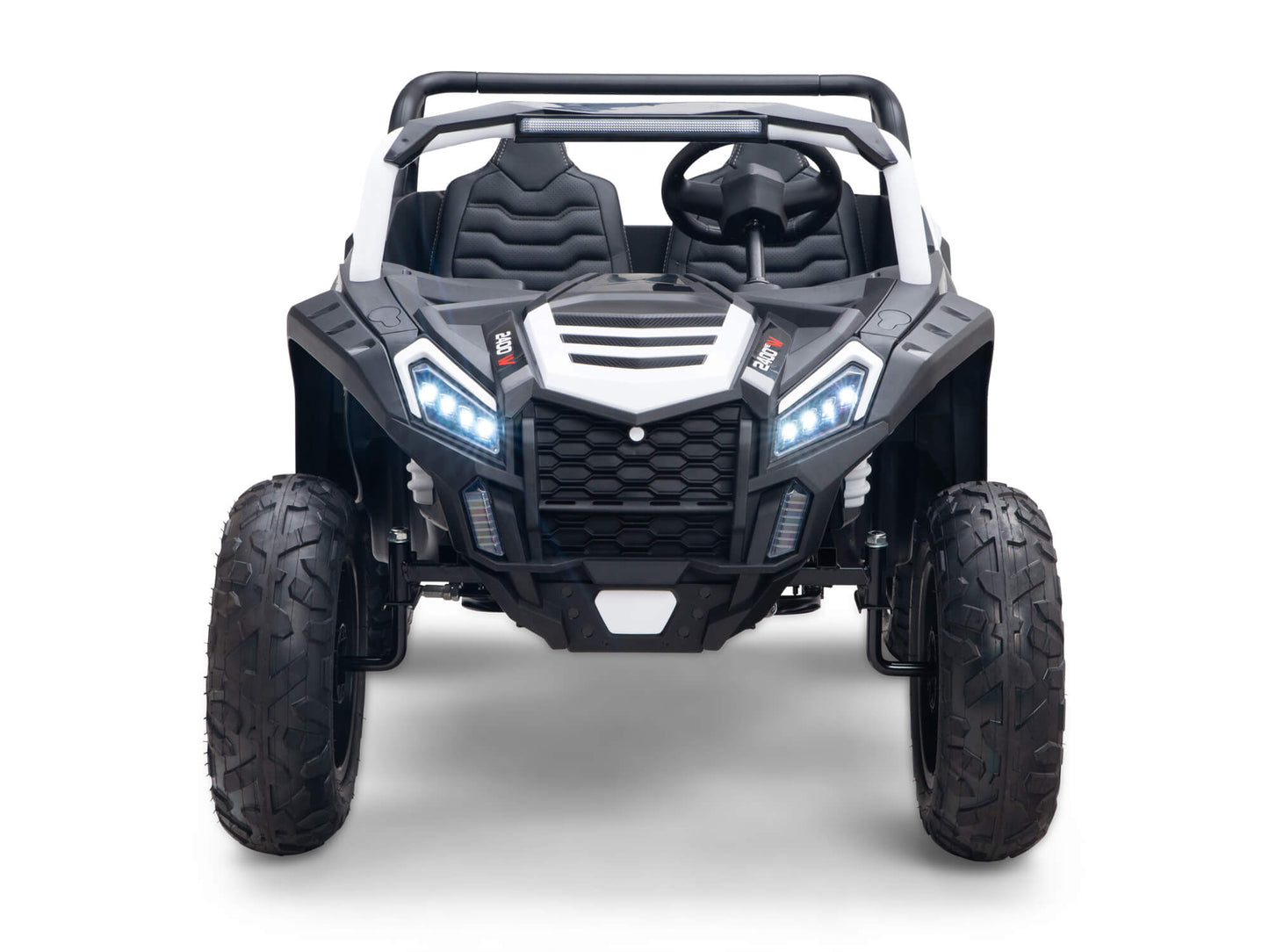 24V TREKCAR Rayder Ride-On Buggy - White