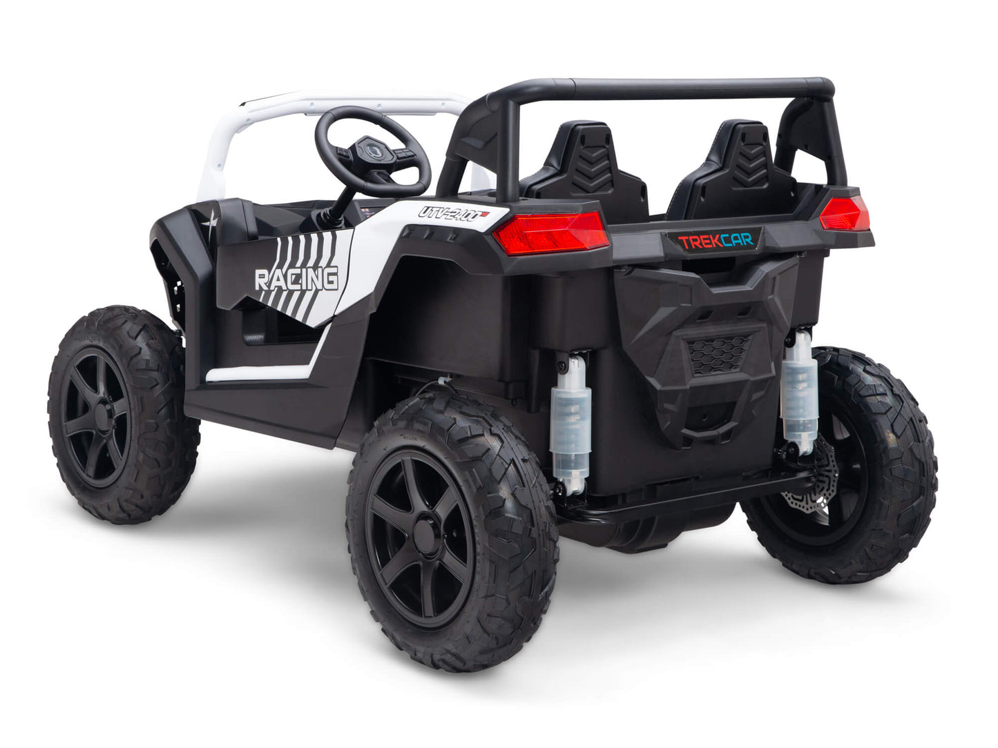 24V TREKCAR Rayder Ride-On Buggy - White