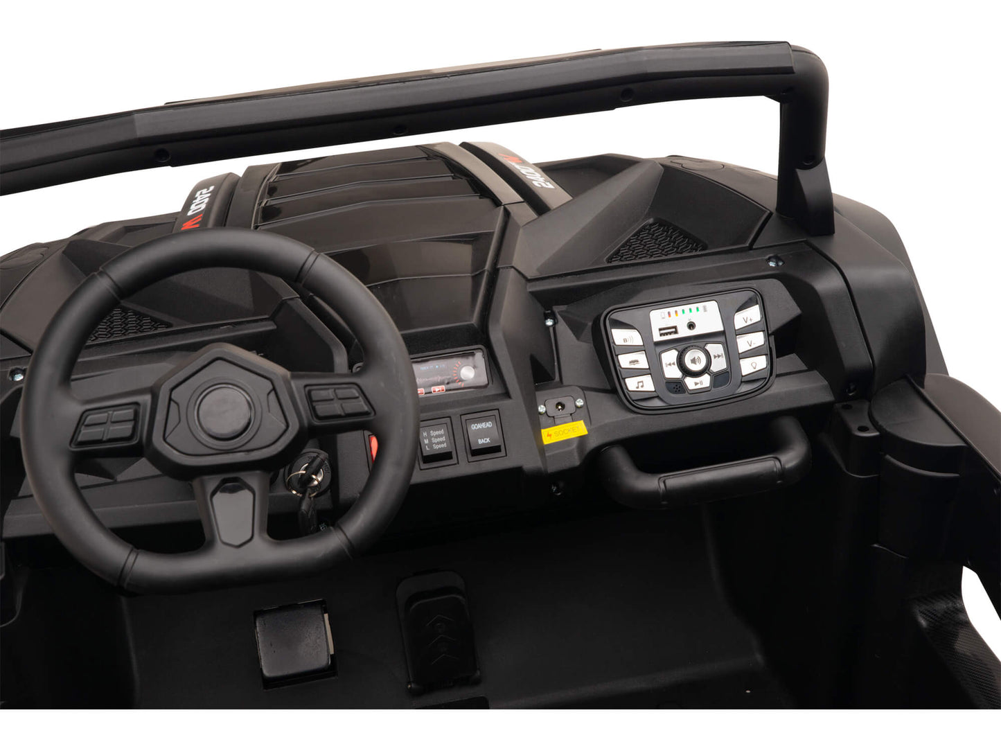24V TREKCAR Rayder Ride-On Buggy - Black