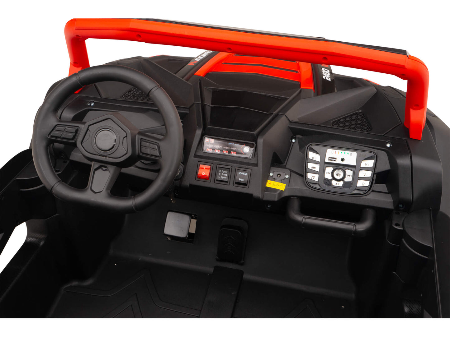 24V TREKCAR Rayder Ride-On Buggy - Red