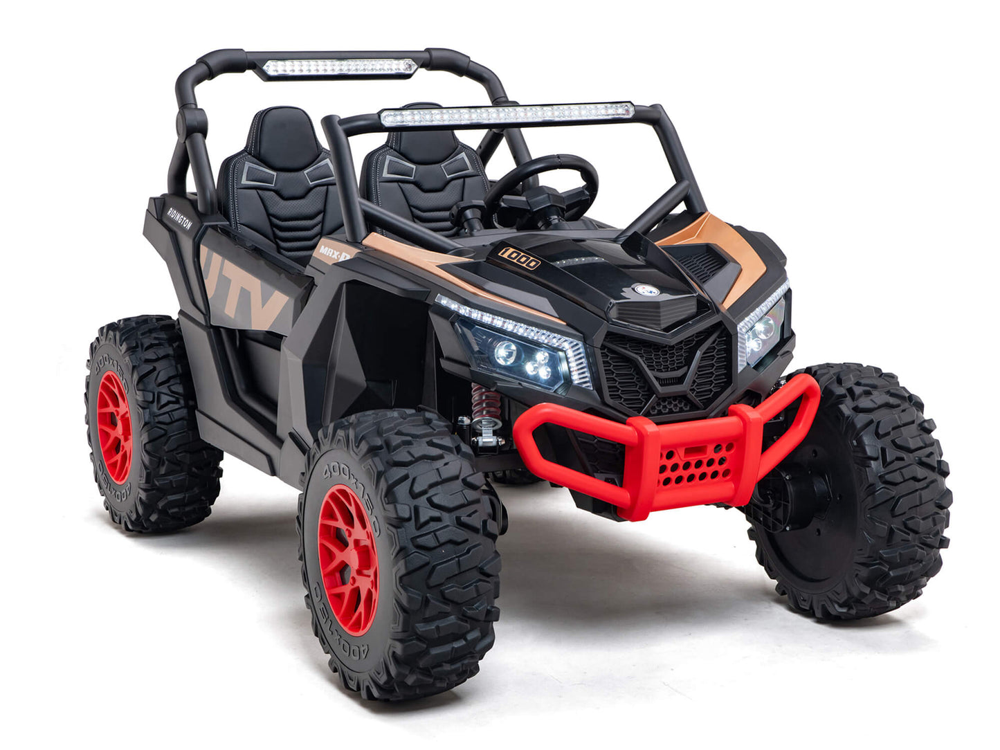 24V Ridington MAX-R All Terrain Ride-On Buggy with Remote - Black