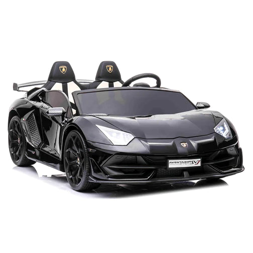 24V Lamborghini SVJ Ride On DRIFT Car with Remote Control - Black