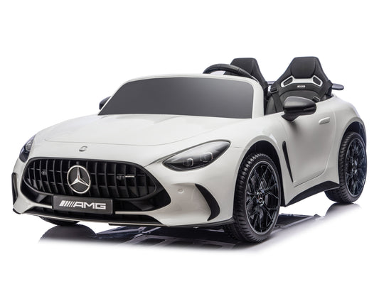 24V Mercedes AMG GT 63 Kids 2-Seater Ride On-Car - White
