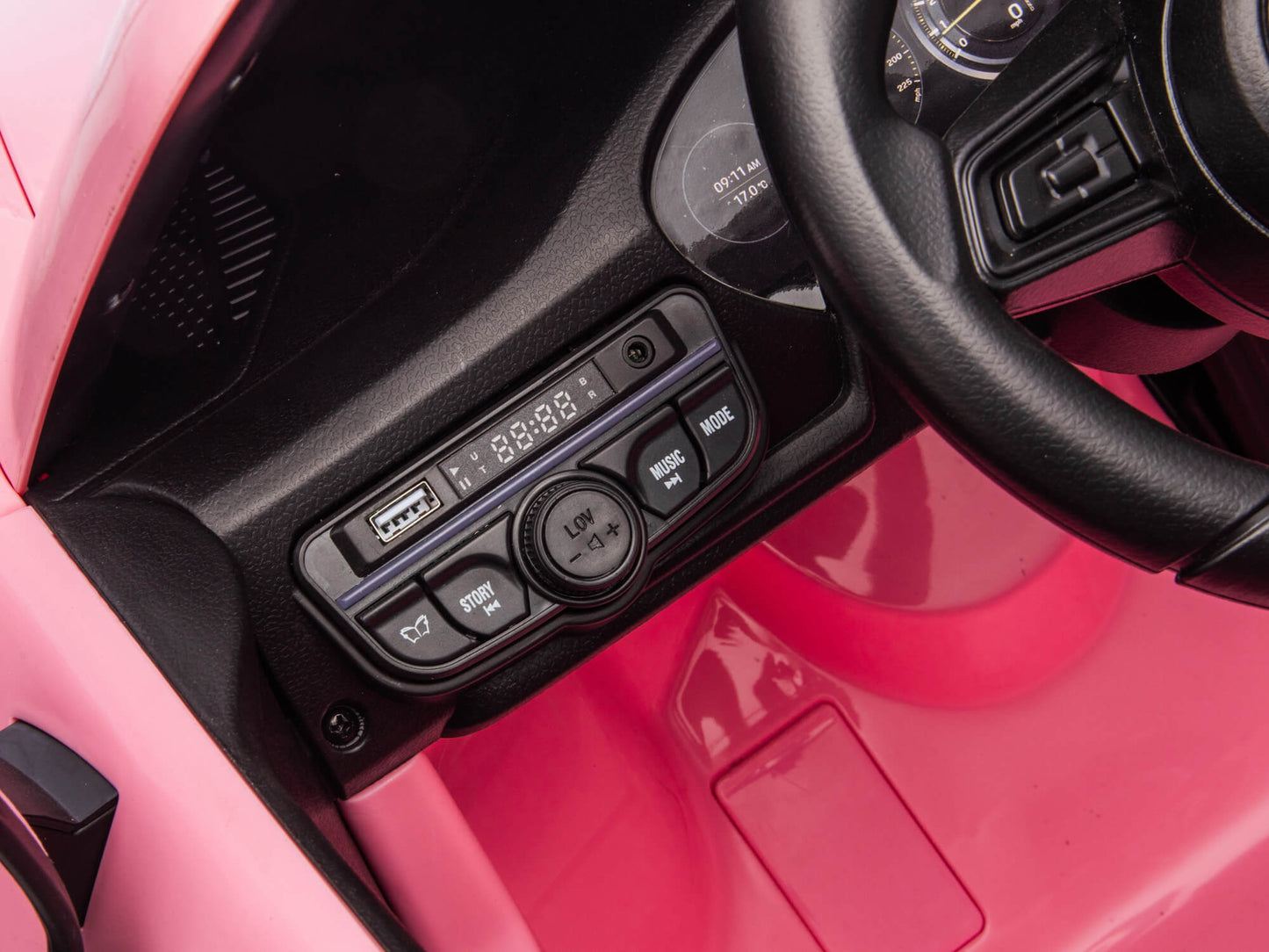 24V Porsche 911 GT3 Kids 2-Seater Ride On Car - Pink