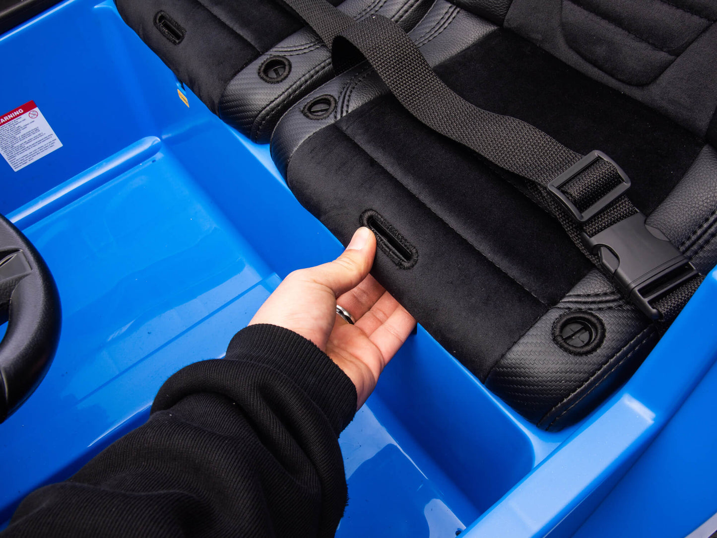 24V Porsche 911 GT3 Kids 2-Seater Ride On Car - Blue