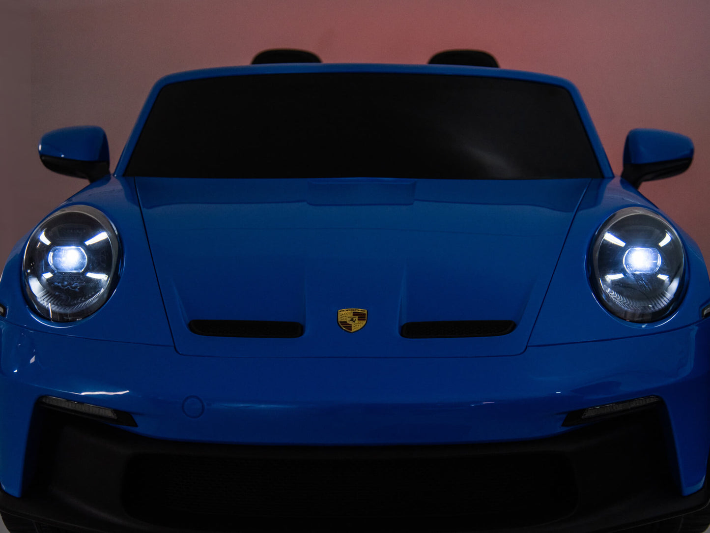 24V Porsche 911 GT3 Kids 2-Seater Ride On Car - Blue