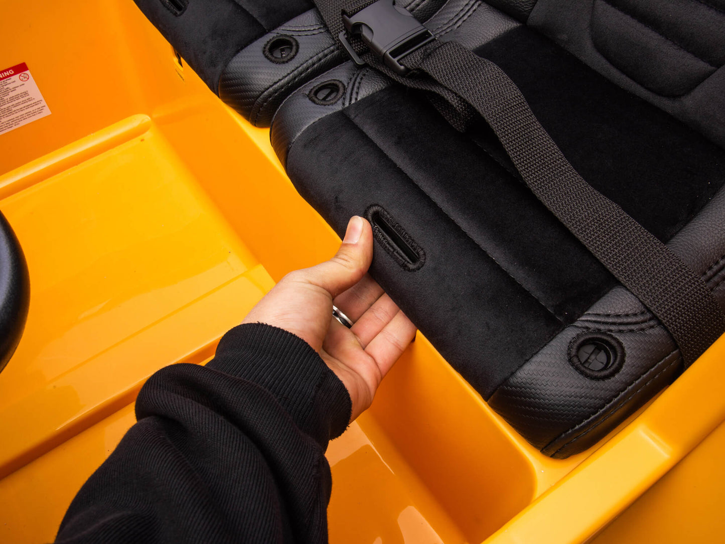 24V Porsche 911 GT3 Kids 2-Seater Ride On Car - Yellow