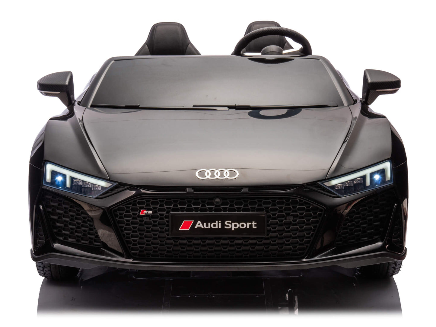 24V Audi R8 Spyder 2 Seater Ride on Car for Kids - Black