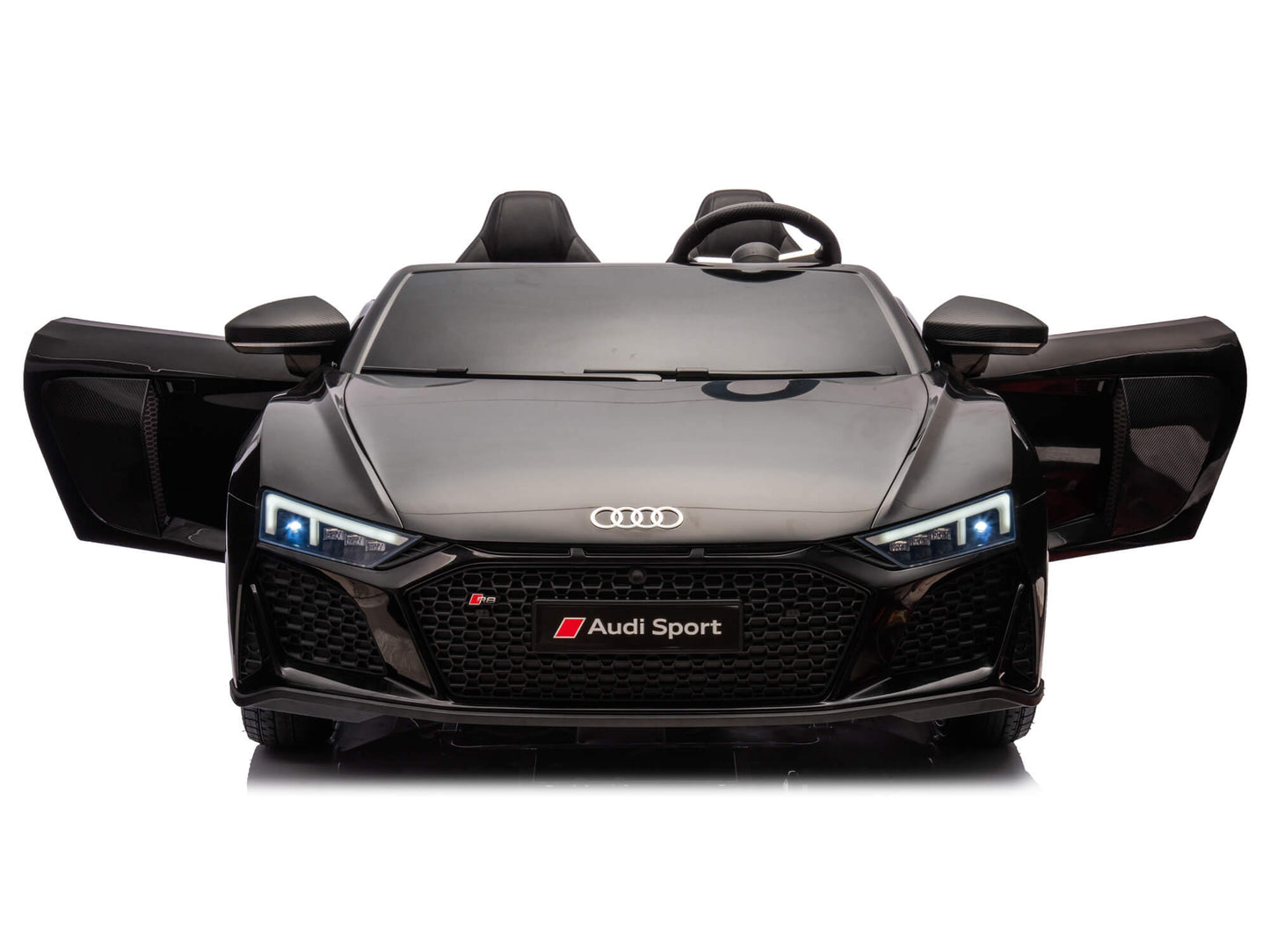 24V Audi R8 Spyder 2 Seater Ride on Car for Kids - Black