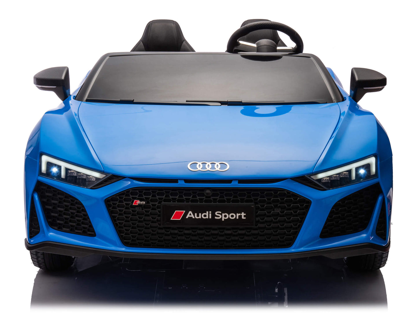 24V Audi R8 Spyder 2 Seater Ride on Car for Kids - Blue