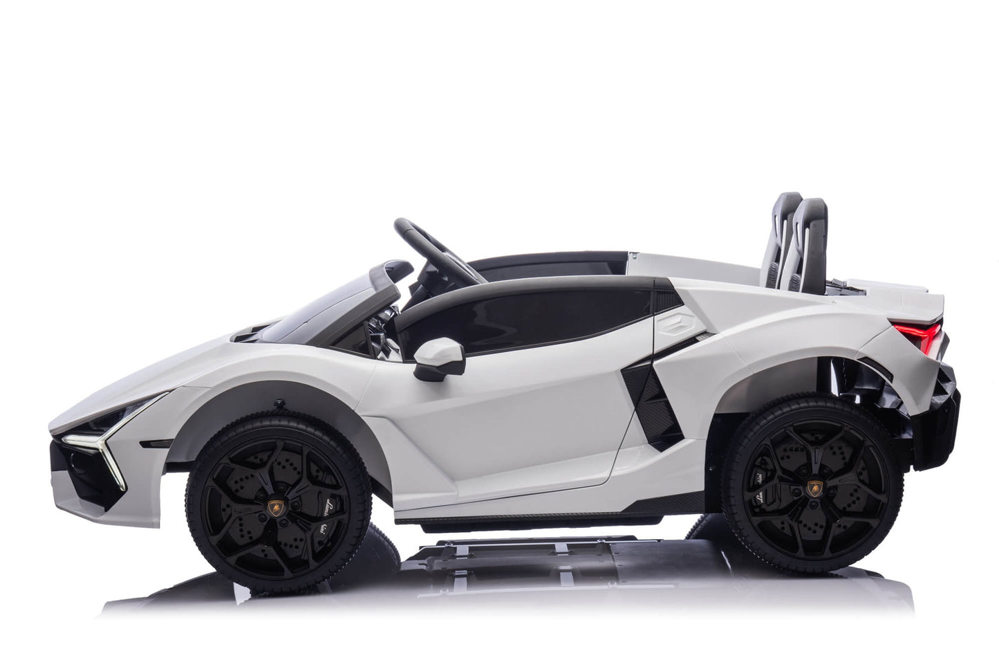24V / 9 MPH Lamborghini Revuelto Two-Seater Kids Ride On Car – White