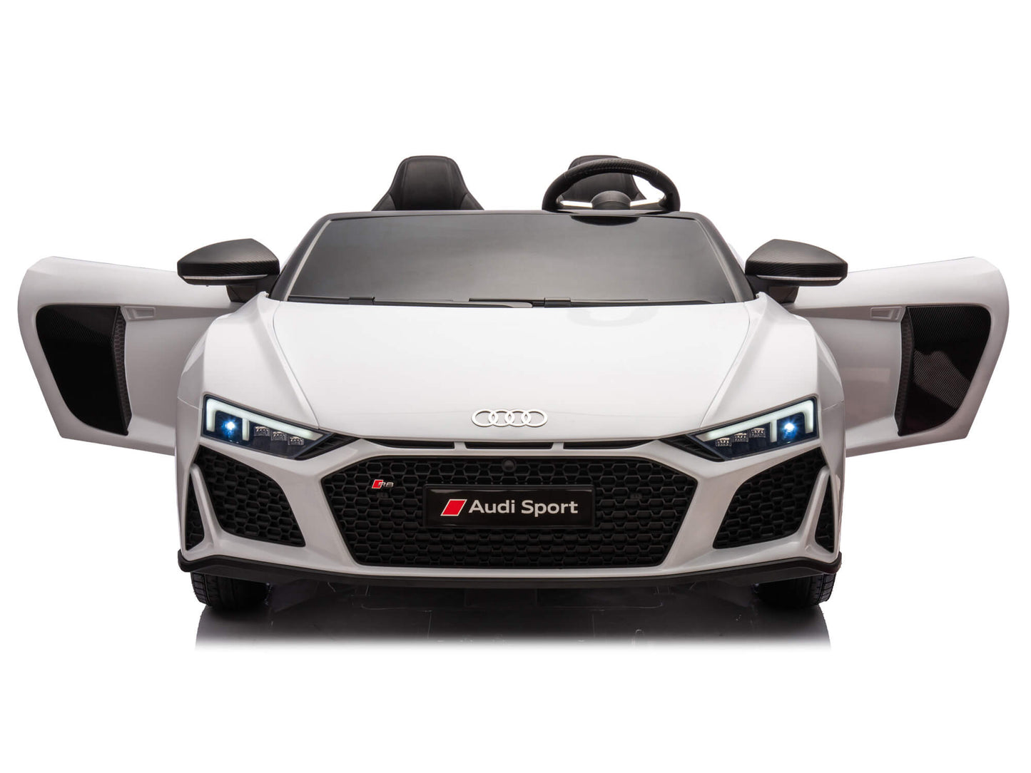 24V Audi R8 Spyder 2 Seater Ride on Car for Kids - White