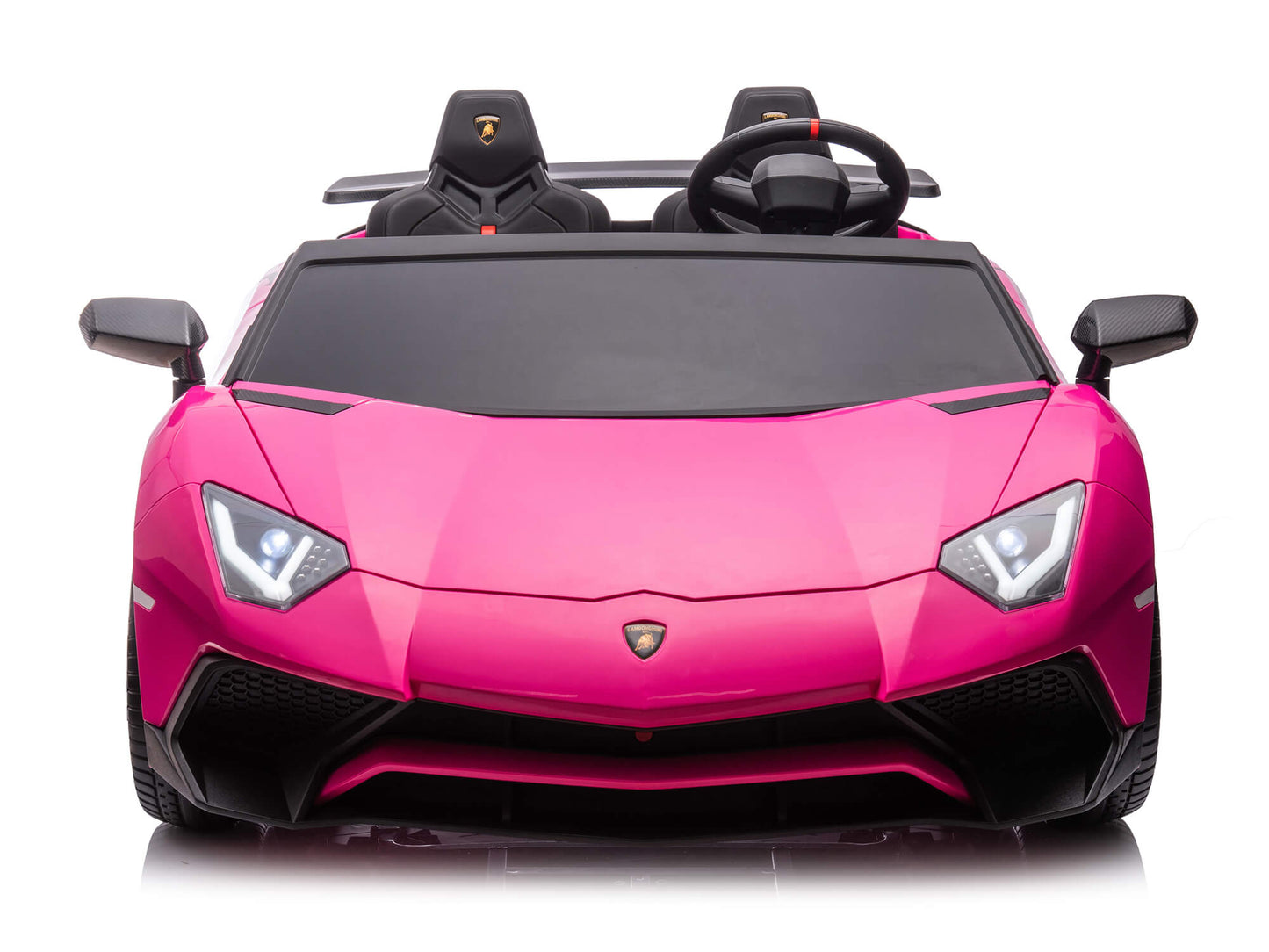 24V Lamborghini Aventador 2 Seater Ride on Car for Kids - Pink