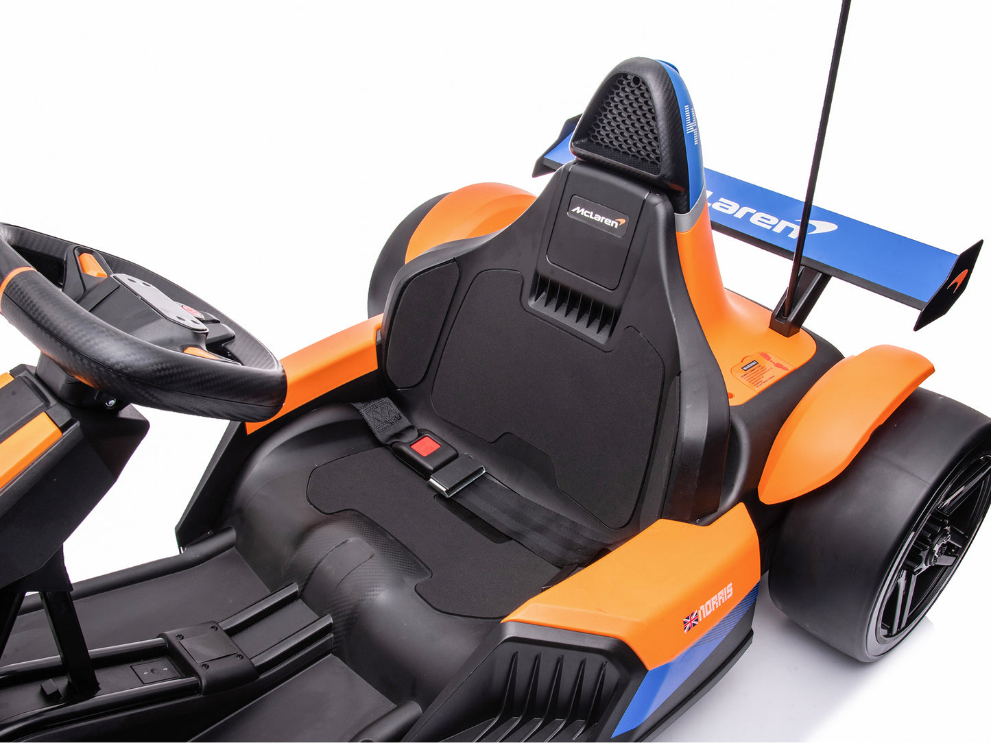 McLaren 24V Electric Drift Go-Kart for Kids - Orange