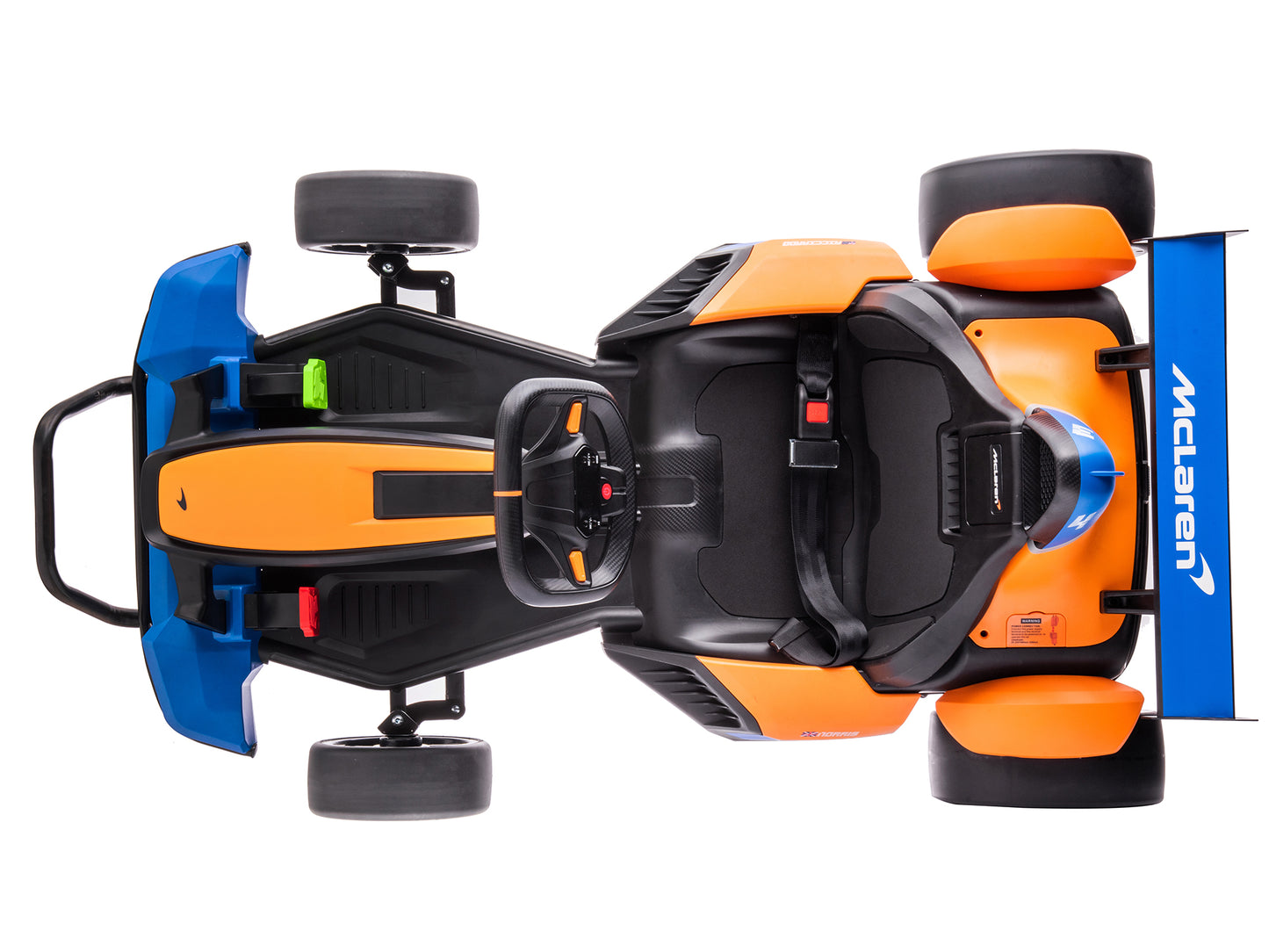 McLaren 24V Electric Drift Go-Kart for Kids - Orange