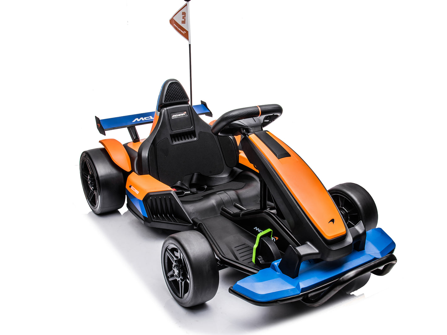 McLaren 24V Electric Drift Go-Kart for Kids - Orange