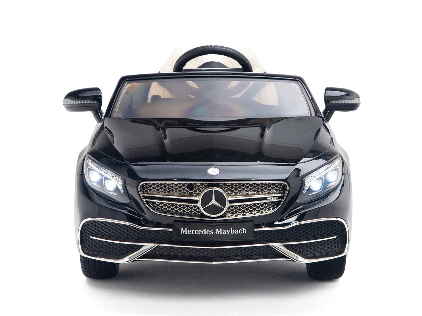 12V Mercedes-Benz Maybach Kids Electric Powered Ride on Car With Remote Control, Radio & MP3 - Black