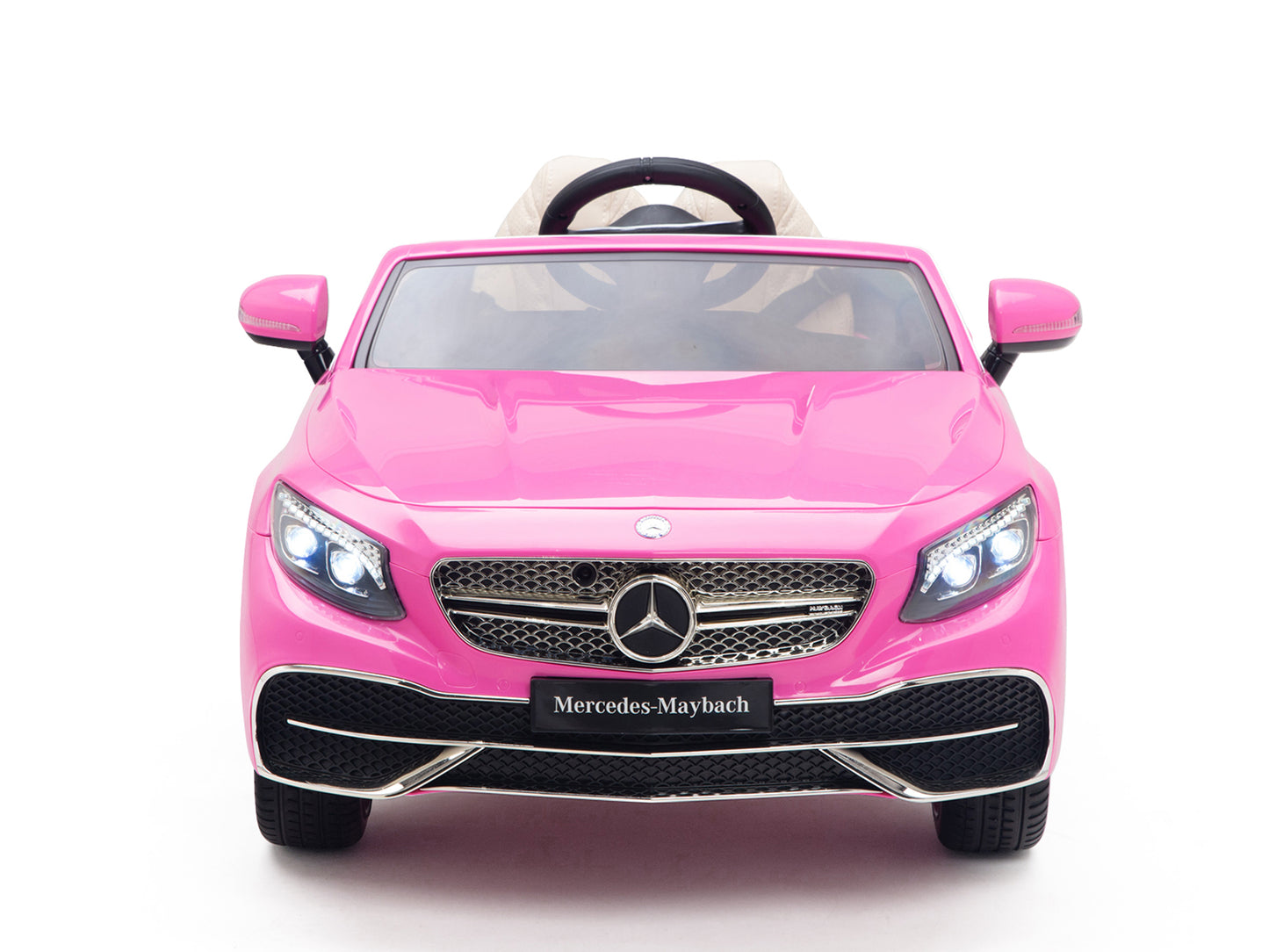 12V Mercedes-Benz Maybach Kids Electric Powered Ride on Car With Remote Control, Radio & MP3 - Pink