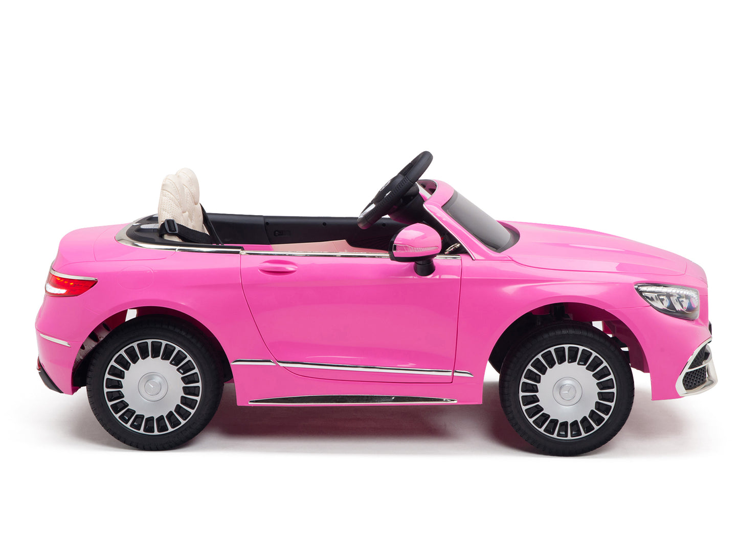 12V Mercedes-Benz Maybach Kids Electric Powered Ride on Car With Remote Control, Radio & MP3 - Pink