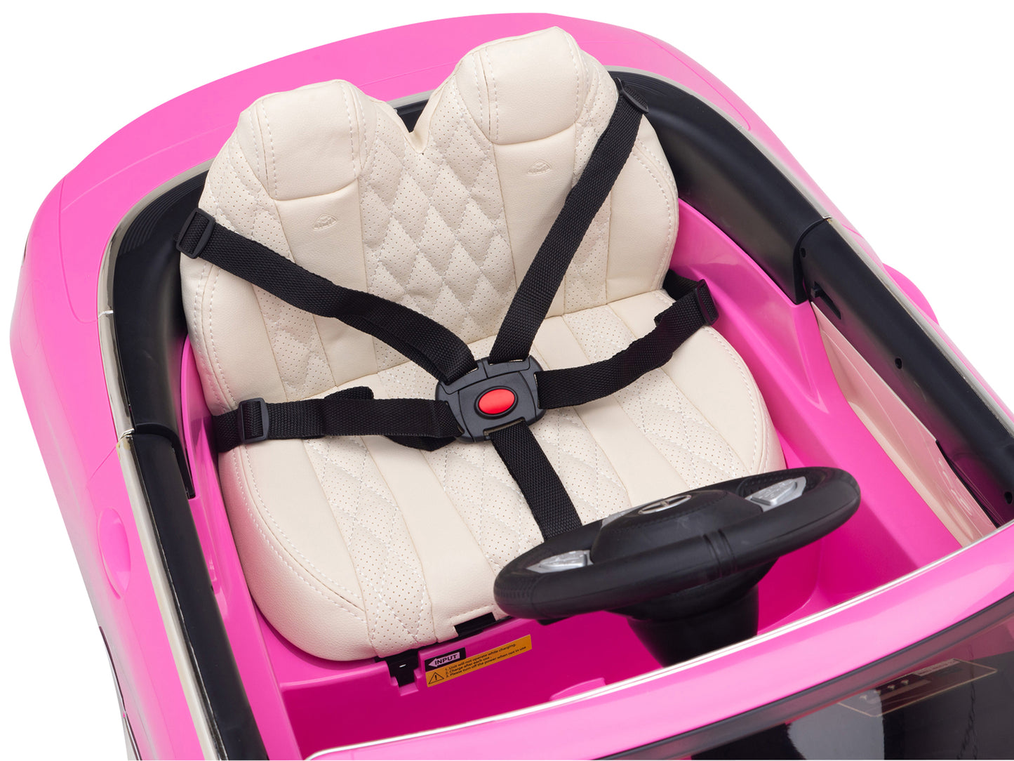 12V Mercedes-Benz Maybach Kids Electric Powered Ride on Car With Remote Control, Radio & MP3 - Pink