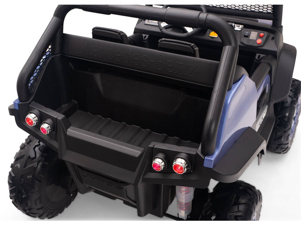12V Mercedes Benz UNIMOG  Kids Ride On UTV Blue
