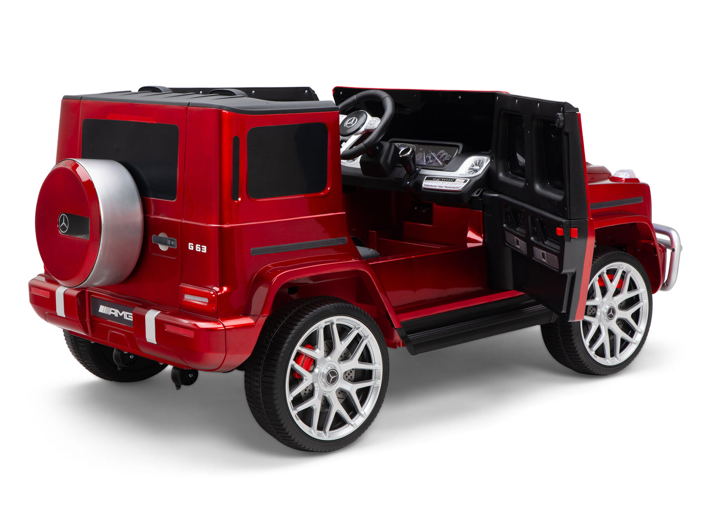 24V 2-Seater Mercedes-Benz G63 Kids Ride On Car / SUV with Remote Control - Red