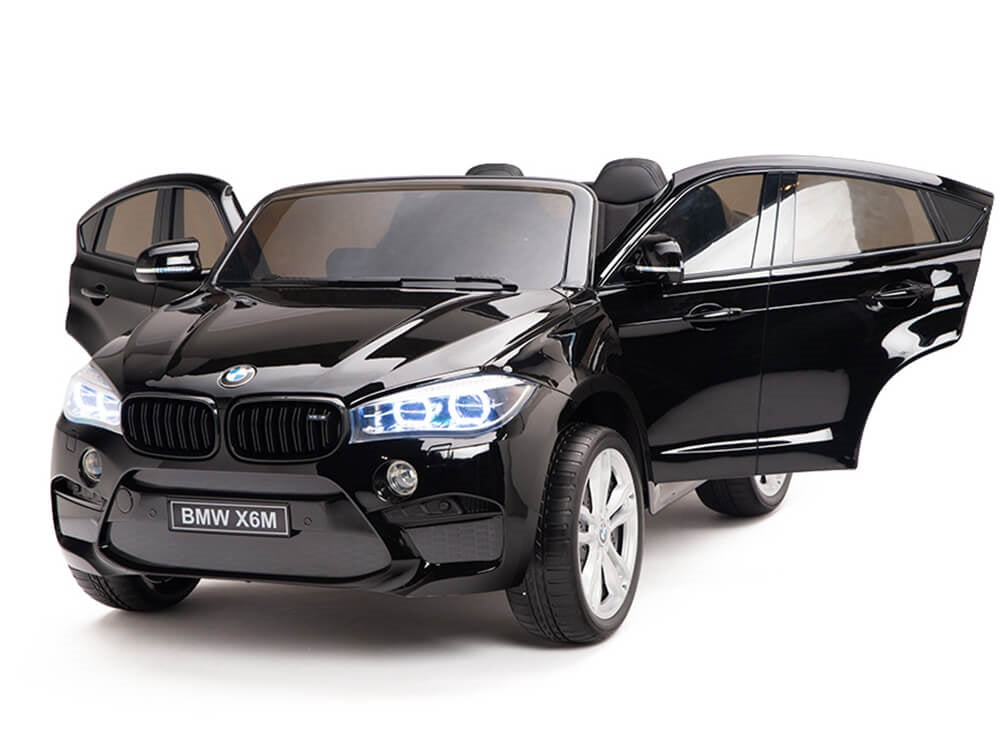 Two Seat BMW X6M Kids 12V Car - Black