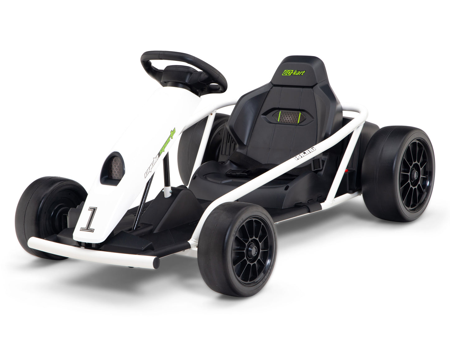 RIDINGTON 24V Kids Electric Go-Kart with DRIFT Function - White