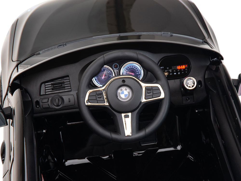 12V BMW 6 Series GT Kids Electric Powered Ride On Car with Remote - Black