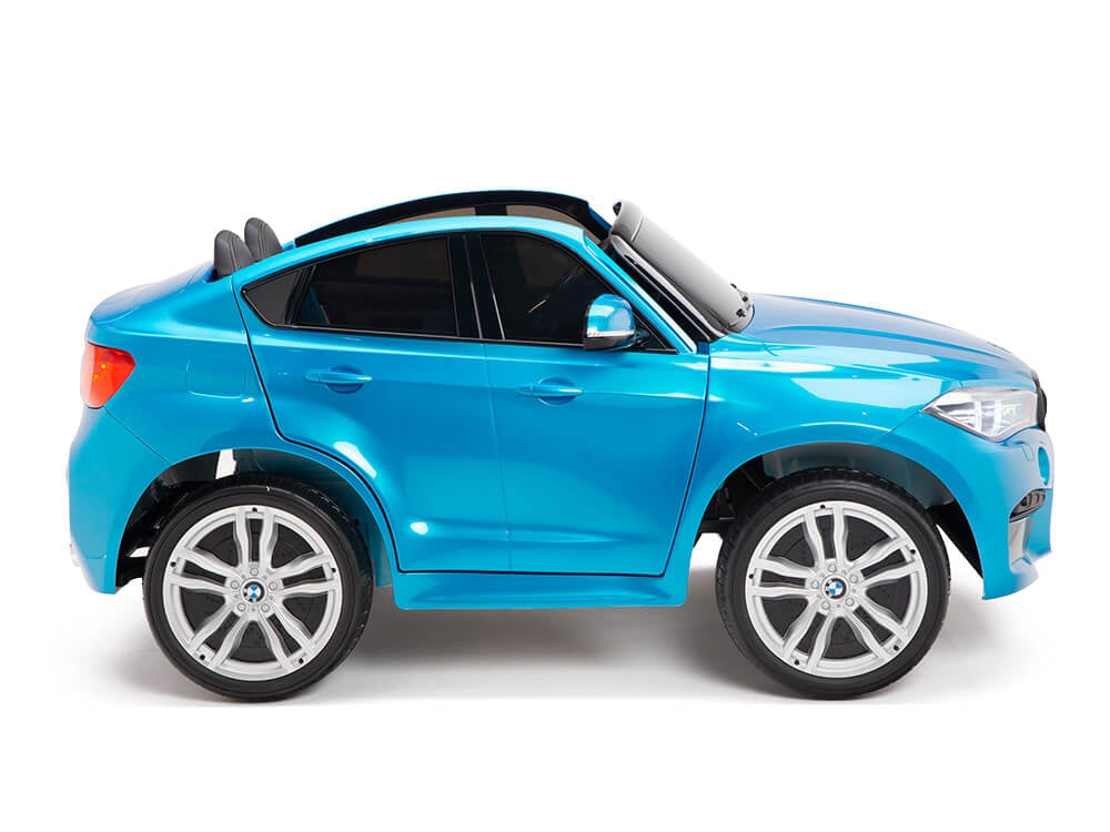 Two Seat BMW X6M Kids 12V Car - Blue