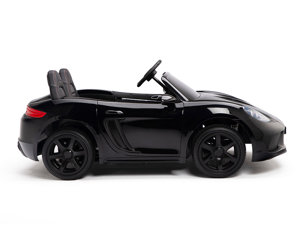24V Super Sport GT Kids Ride On Car - Black