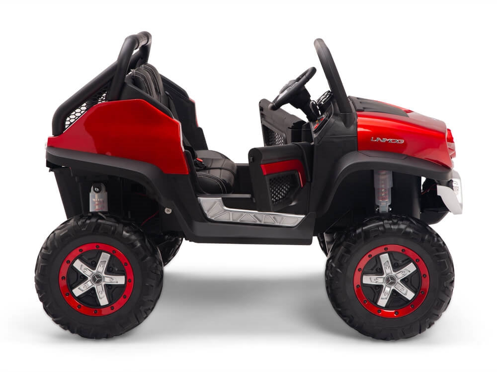 12V Mercedes Benz UNIMOG  Kids Ride On UTV Red