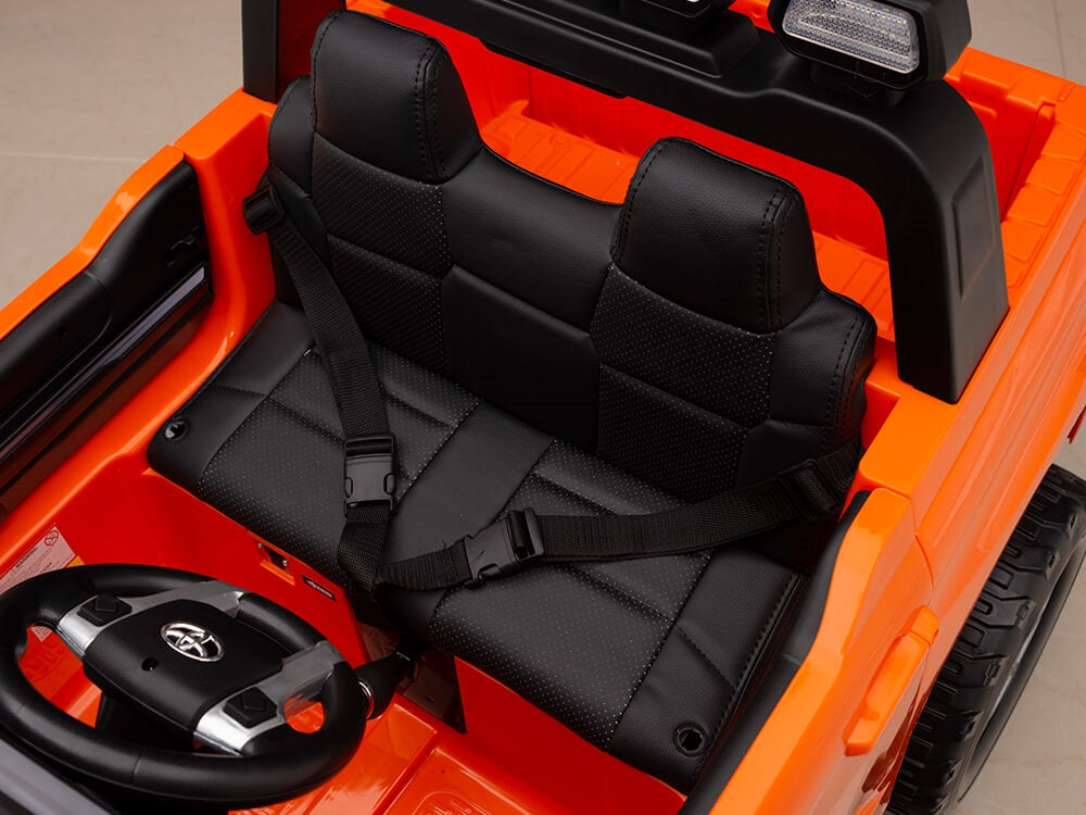 Kids 12V Toyota Tundra Ride On Truck Orange