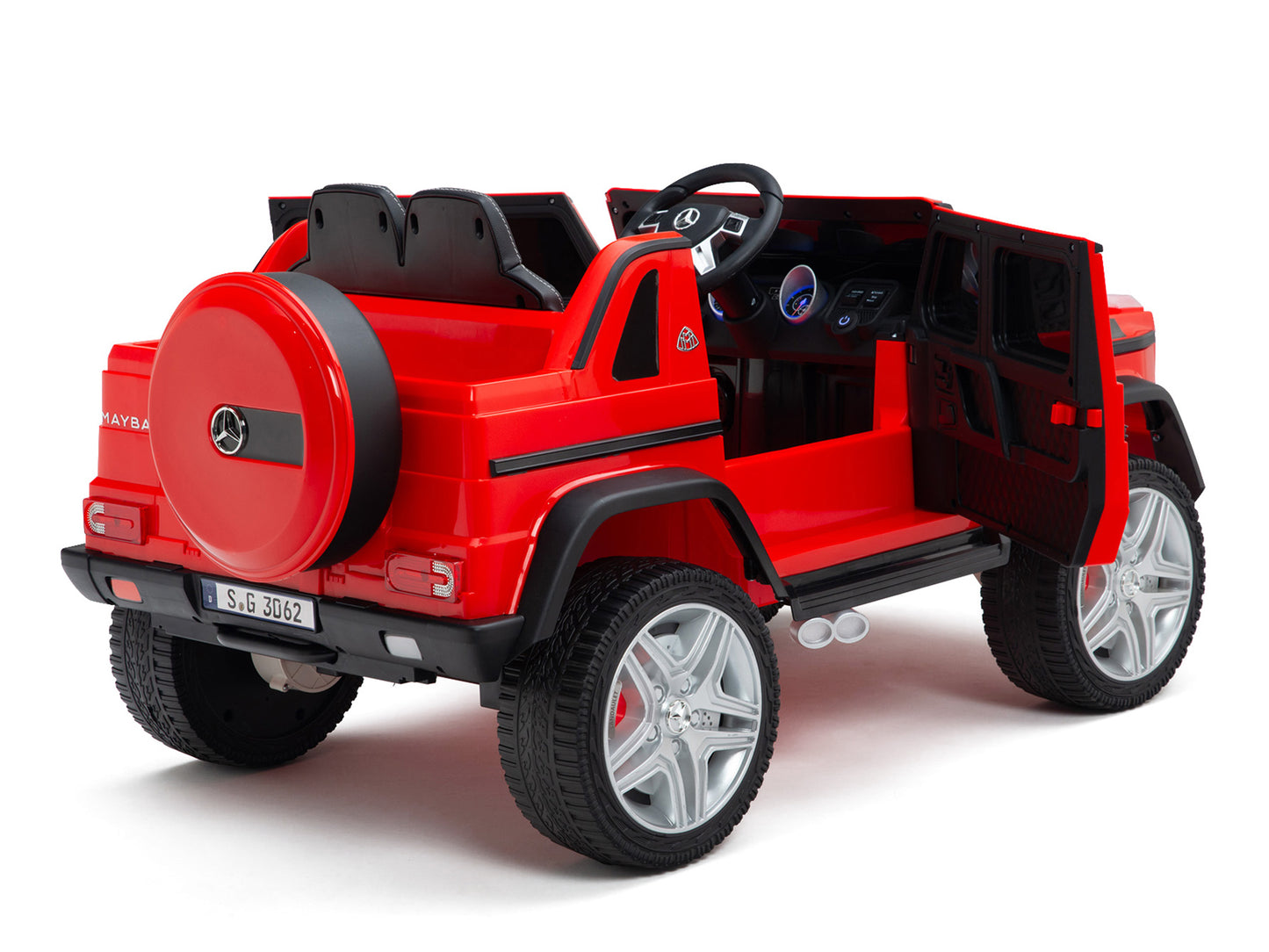 12V Mercedes-Maybach G650 Landaulet Kids Ride On Car/SUV with Remote – Red