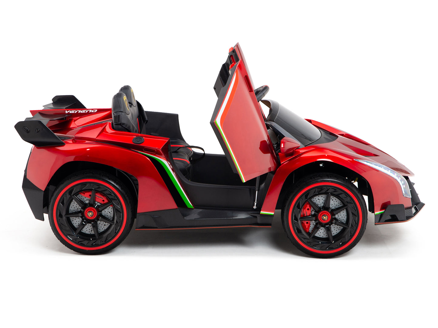 2WD / AWD Kids Premium Lamborghini Veneno Ride On Car with Remote Control - Red