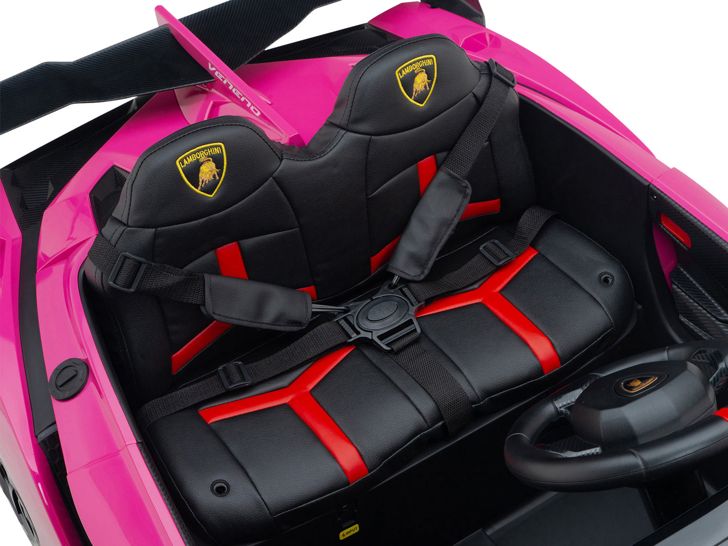 2WD / AWD Kids Premium Lamborghini Veneno Ride On Car w/ Remote Control - Pink