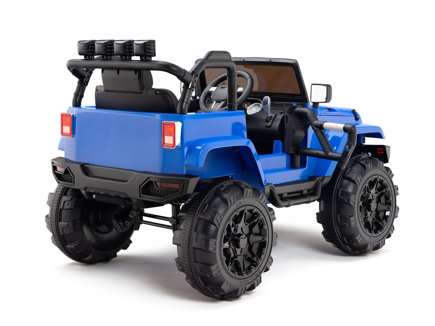 12V MP3 Kids Ride on Truck R/C Remote Control, Lights Radio and Tunes - Blue